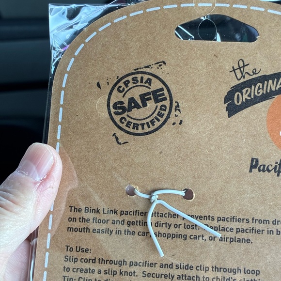 Pink Pacifier Clip - Picture 6 of 9